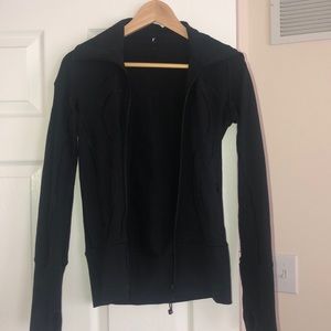Black lululemon zip up